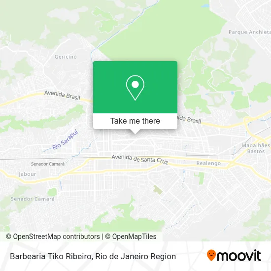 Barbearia Tiko Ribeiro map