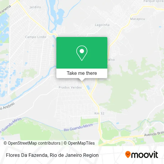 Flores Da Fazenda map