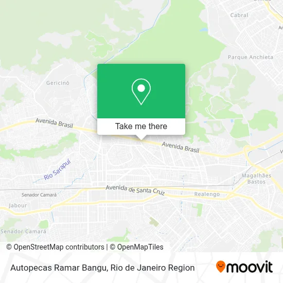 Autopecas Ramar Bangu map