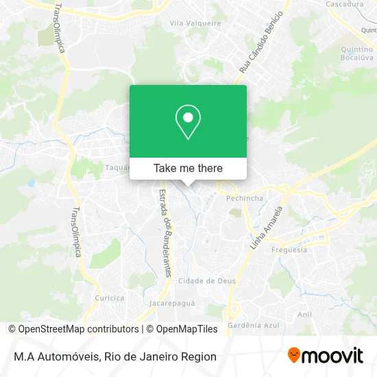 M.A Automóveis map
