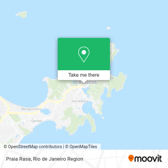 Praia Rasa map