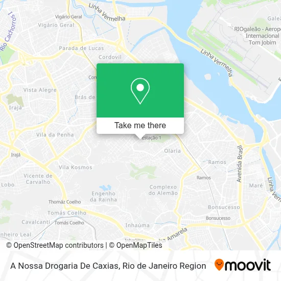 A Nossa Drogaria De Caxias map