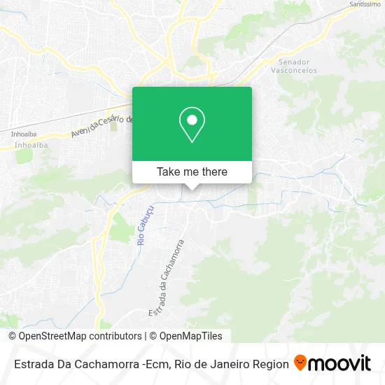 Estrada Da Cachamorra -Ecm map