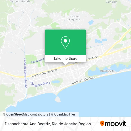 Despachante Ana Beatriz map