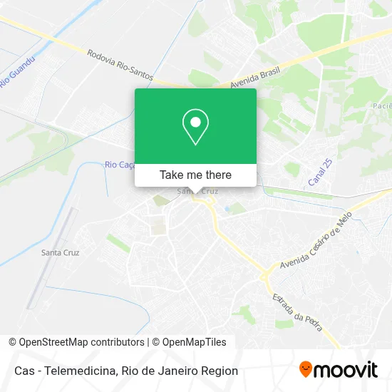 Cas - Telemedicina map