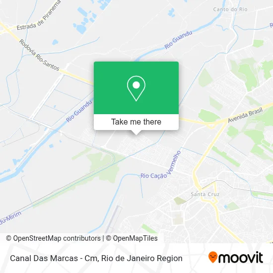 Canal Das Marcas - Cm map