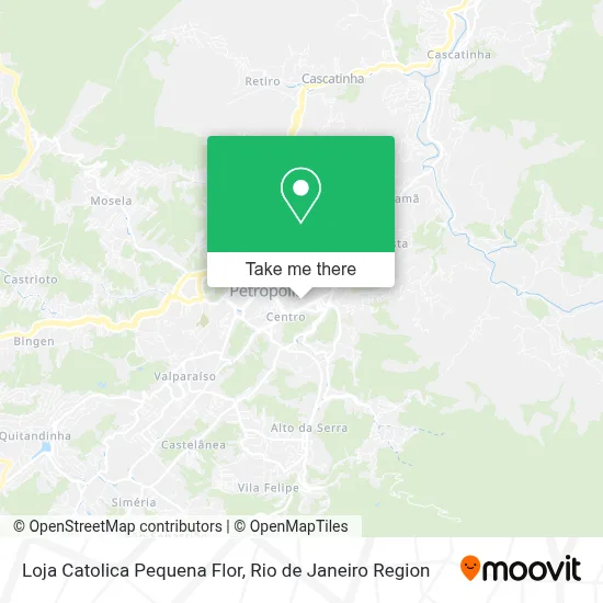 Loja Catolica Pequena Flor map