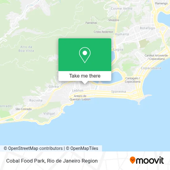 Cobal Food Park map