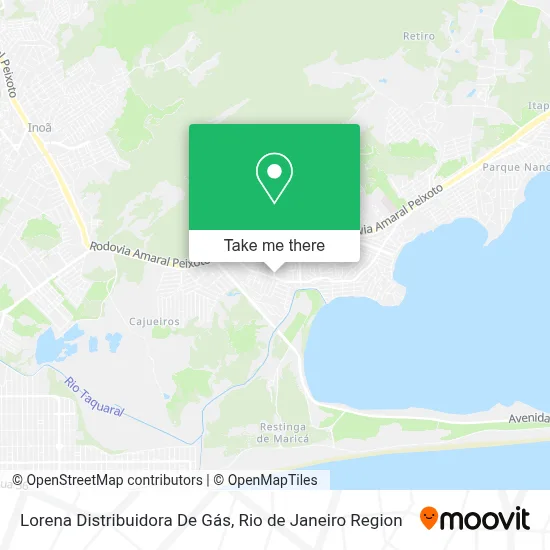 Lorena Distribuidora De Gás map