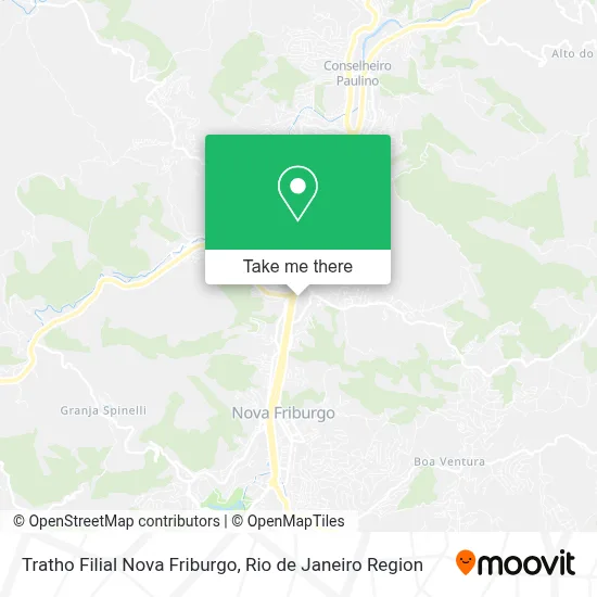 Tratho Filial Nova Friburgo map