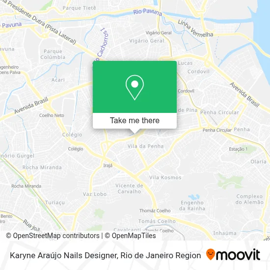 Karyne Araújo Nails Designer map