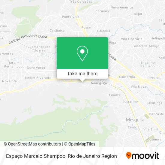 Espaço Marcelo Shampoo map