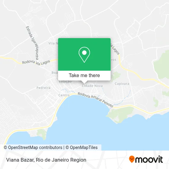 Viana Bazar map
