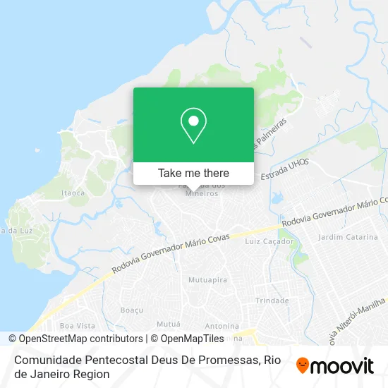 Comunidade Pentecostal Deus De Promessas map