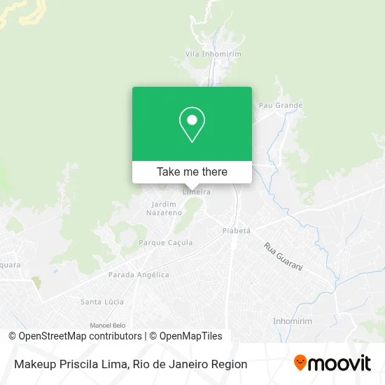 Makeup Priscila Lima map