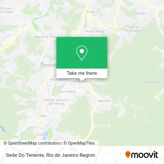 Sede Do Tenente map