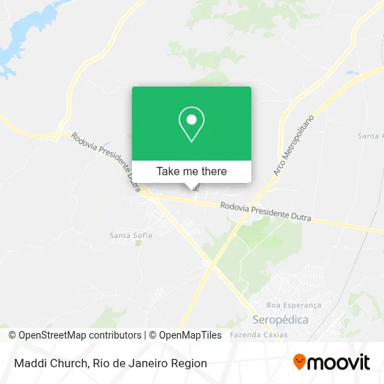 Maddi Church map