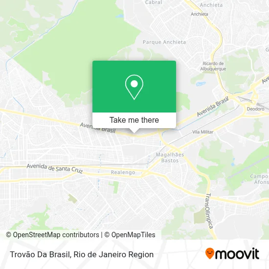 Trovão Da Brasil map