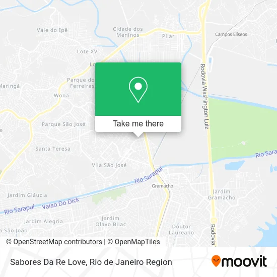 Sabores Da Re Love map