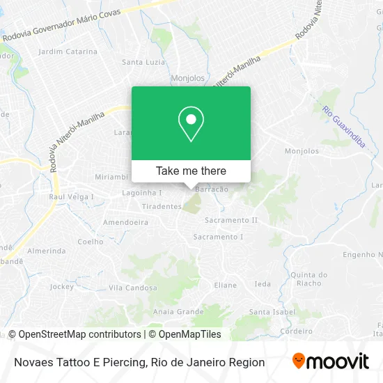 Novaes Tattoo E Piercing map