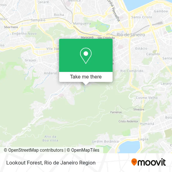 Lookout Forest map