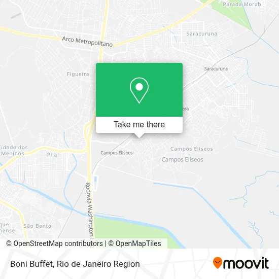 Boni Buffet map