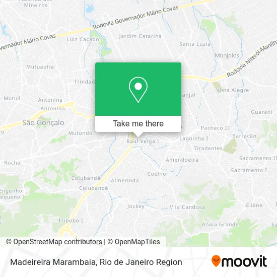 Madeireira Marambaia map