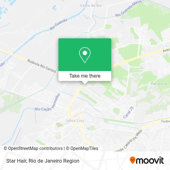 Star Hair map