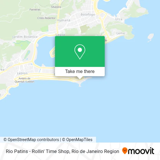 Rio Patins - Rollin' Time Shop map