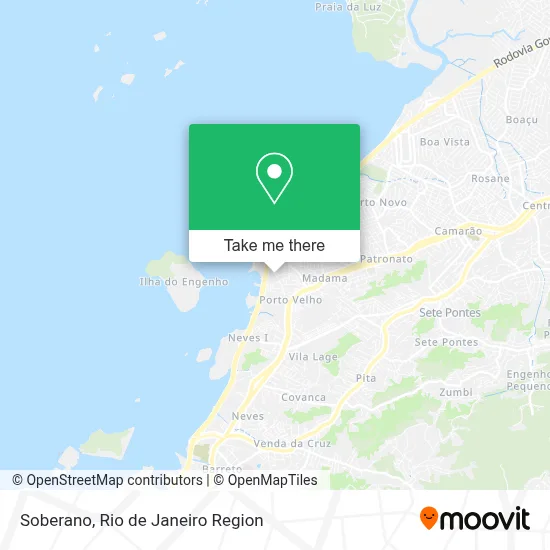 Soberano map