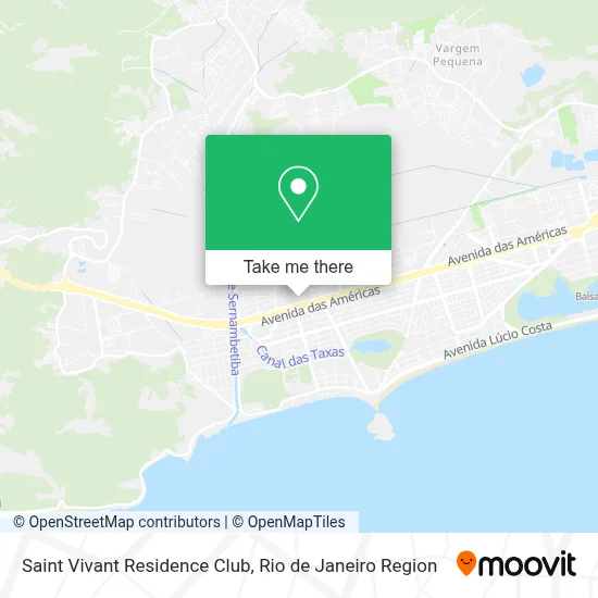 Saint Vivant Residence Club map