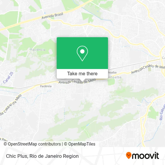 Chic Plus map