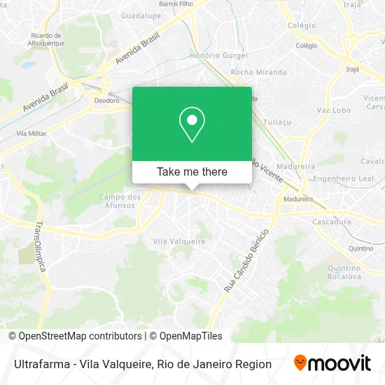 Ultrafarma - Vila Valqueire map