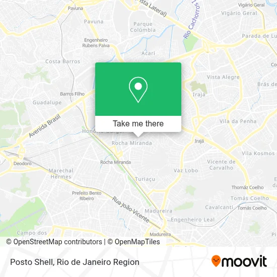 Posto Shell map