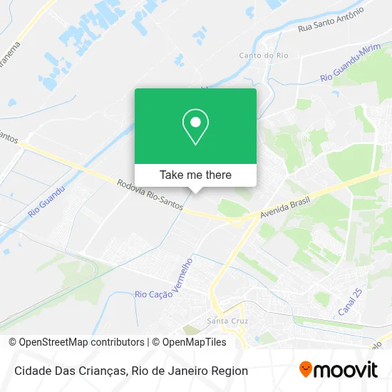 Cidade Das Crianças map