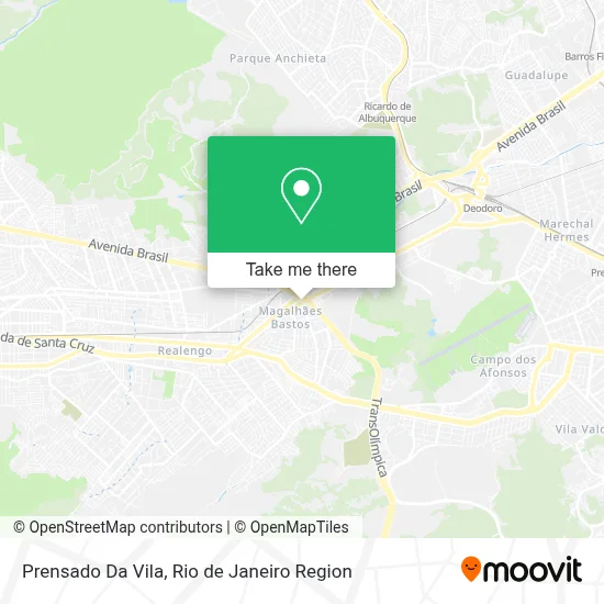 Prensado Da Vila map