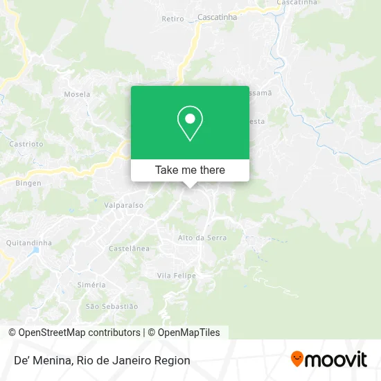 De’ Menina map