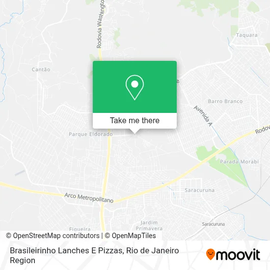 Brasileirinho Lanches E Pizzas map