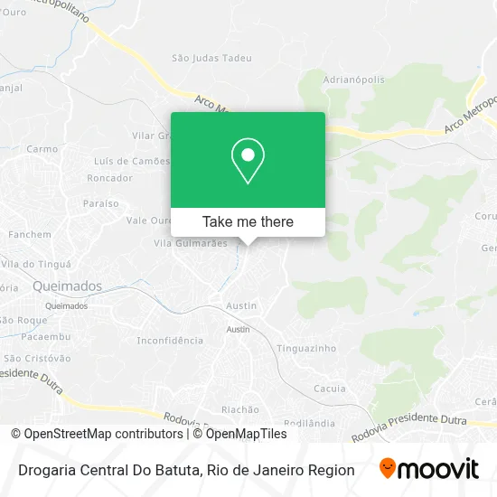 Drogaria Central Do Batuta map