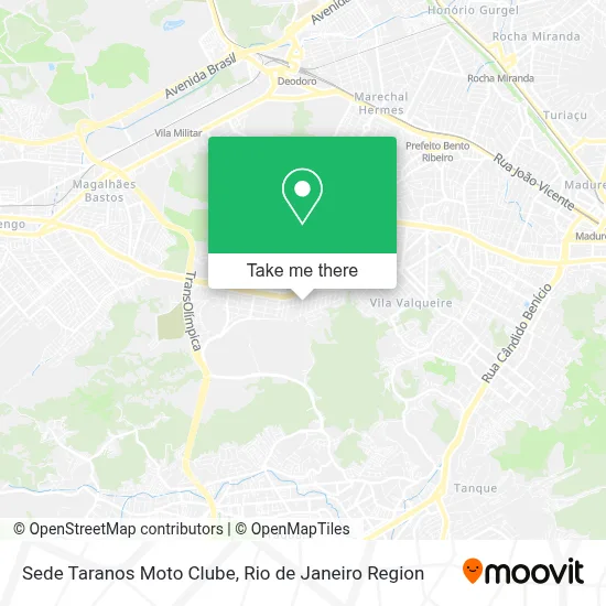 Sede Taranos Moto Clube map