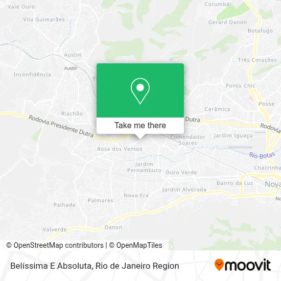 Belíssima E Absoluta map