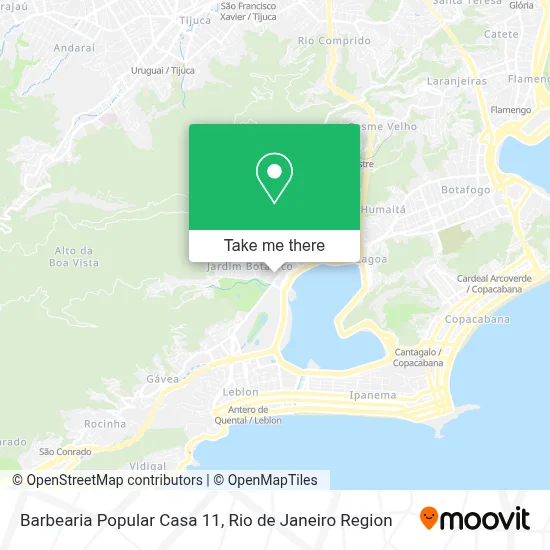 Barbearia Popular Casa 11 map