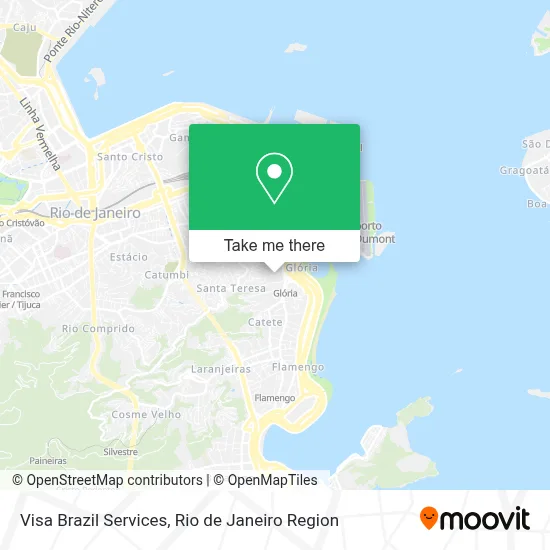 Visa Brazil Services map