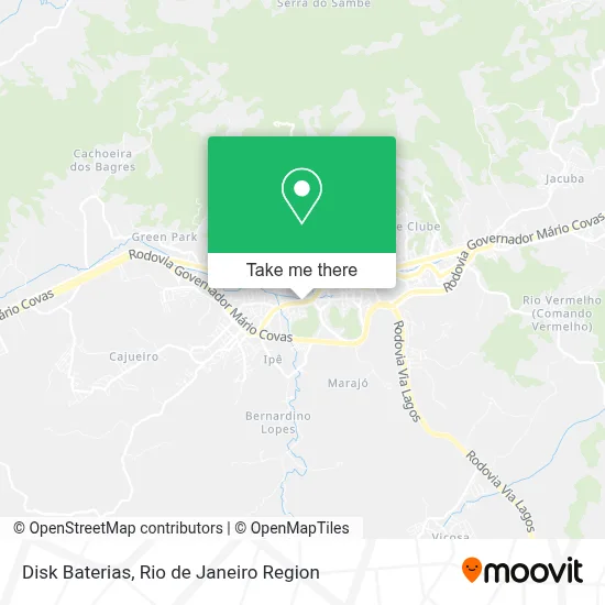 Disk Baterias map