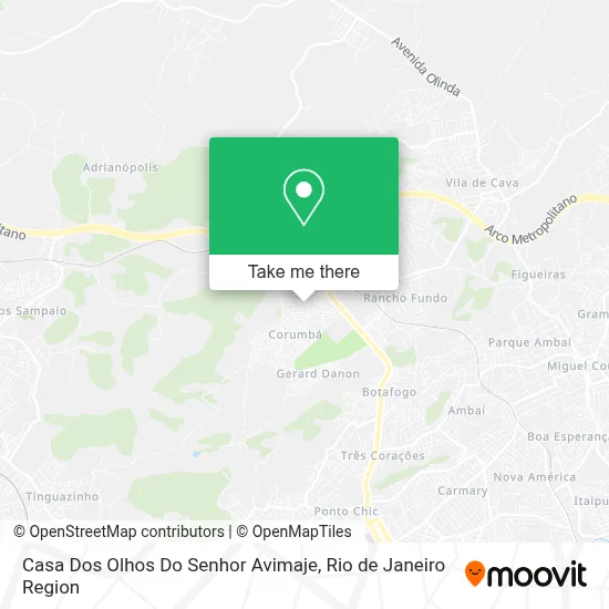 Casa Dos Olhos Do Senhor Avimaje map