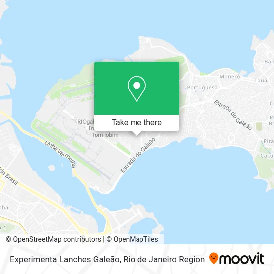 Experimenta  Lanches Galeão map