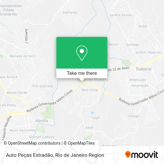 Auto Peças Estradão map