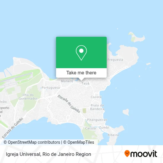Igreja Universal map