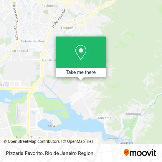 Pizzaria Favorito map