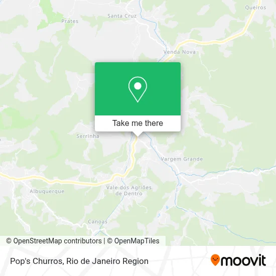 Pop's Churros map